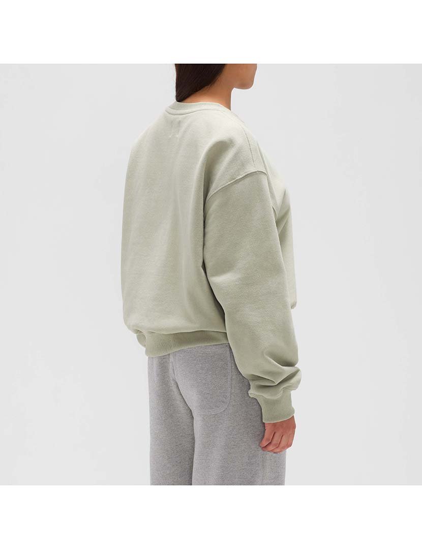 Sweatshirt Crewneck Made in USA Verde