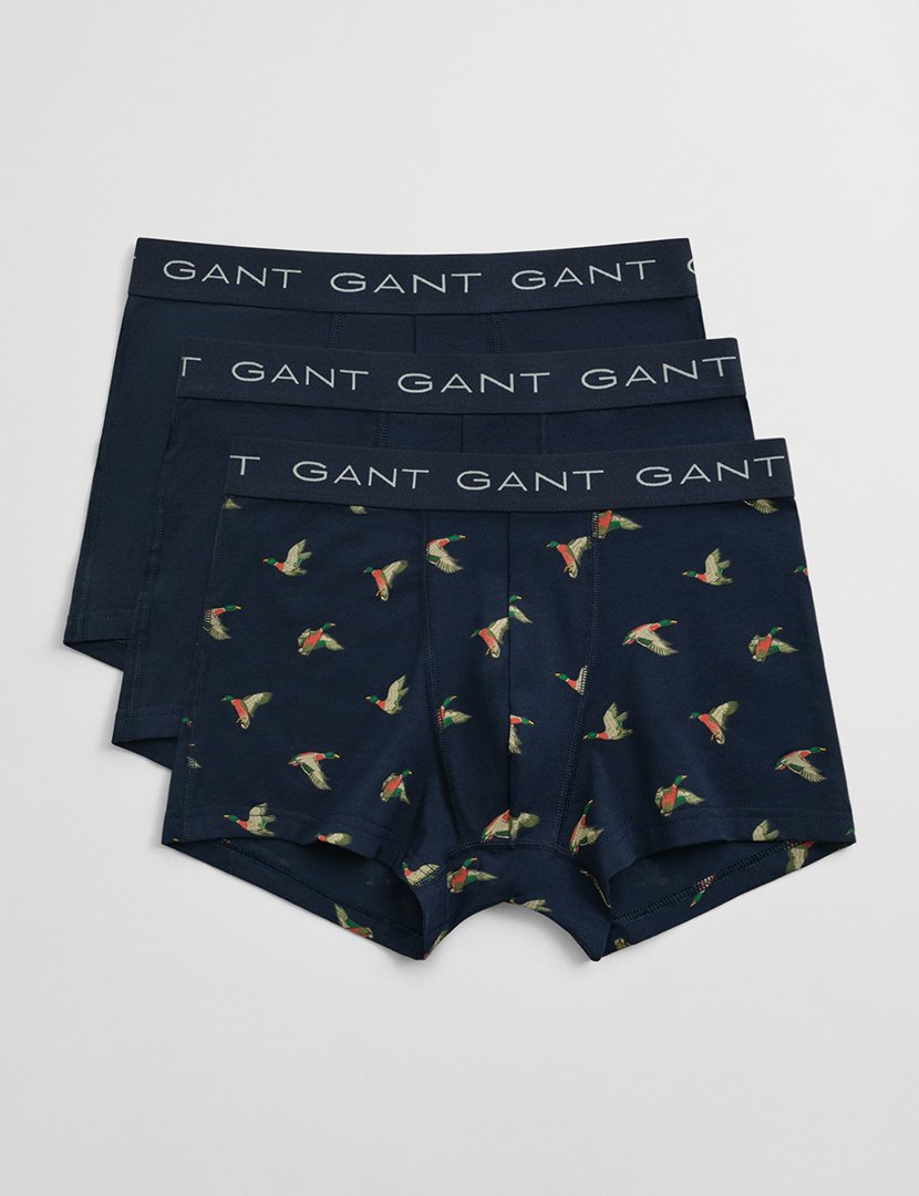 Pack 3 Boxers Duck Print Azul