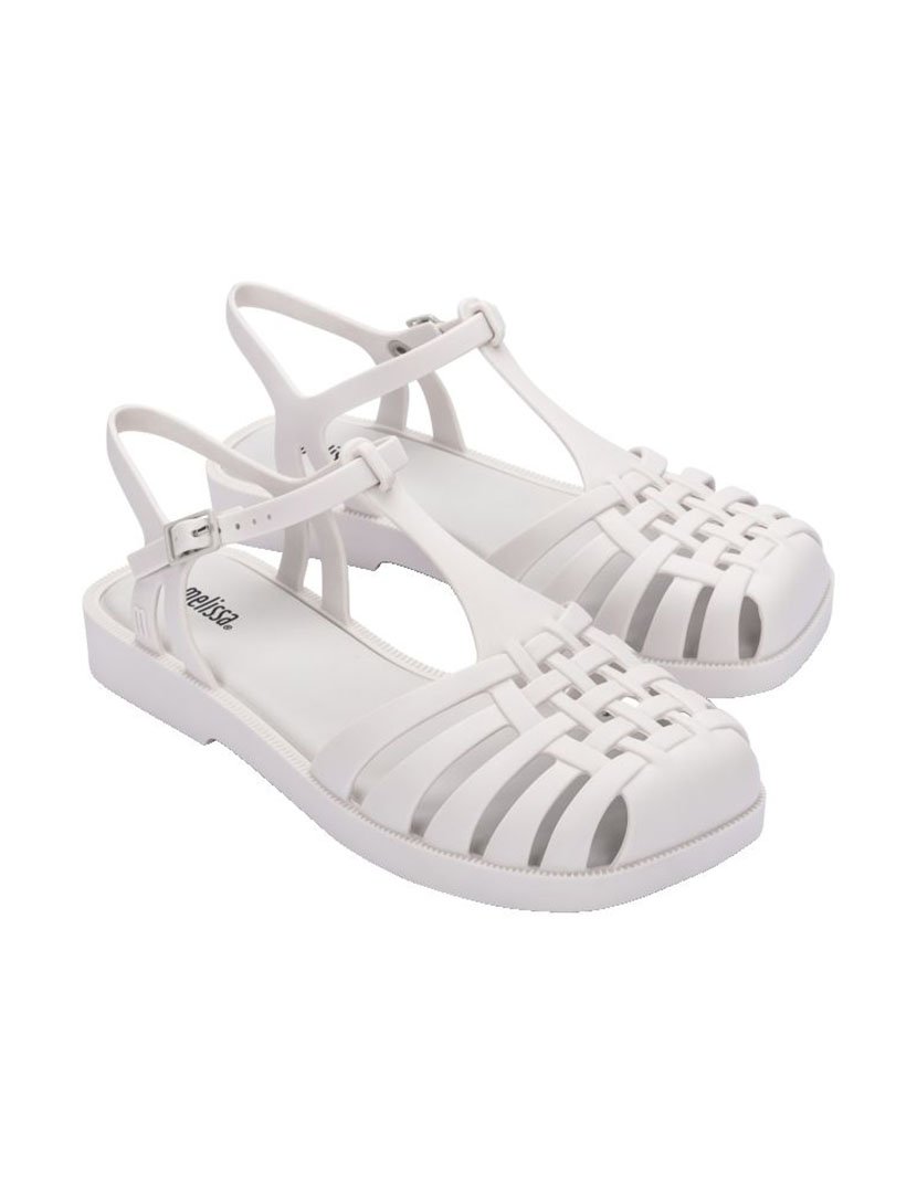 Sandálias Aranha Quadrada Branco