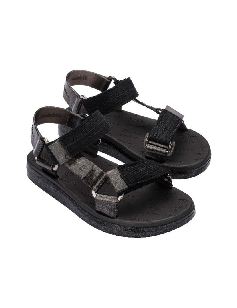 Sandálias Papete + Rider Good Times Preto