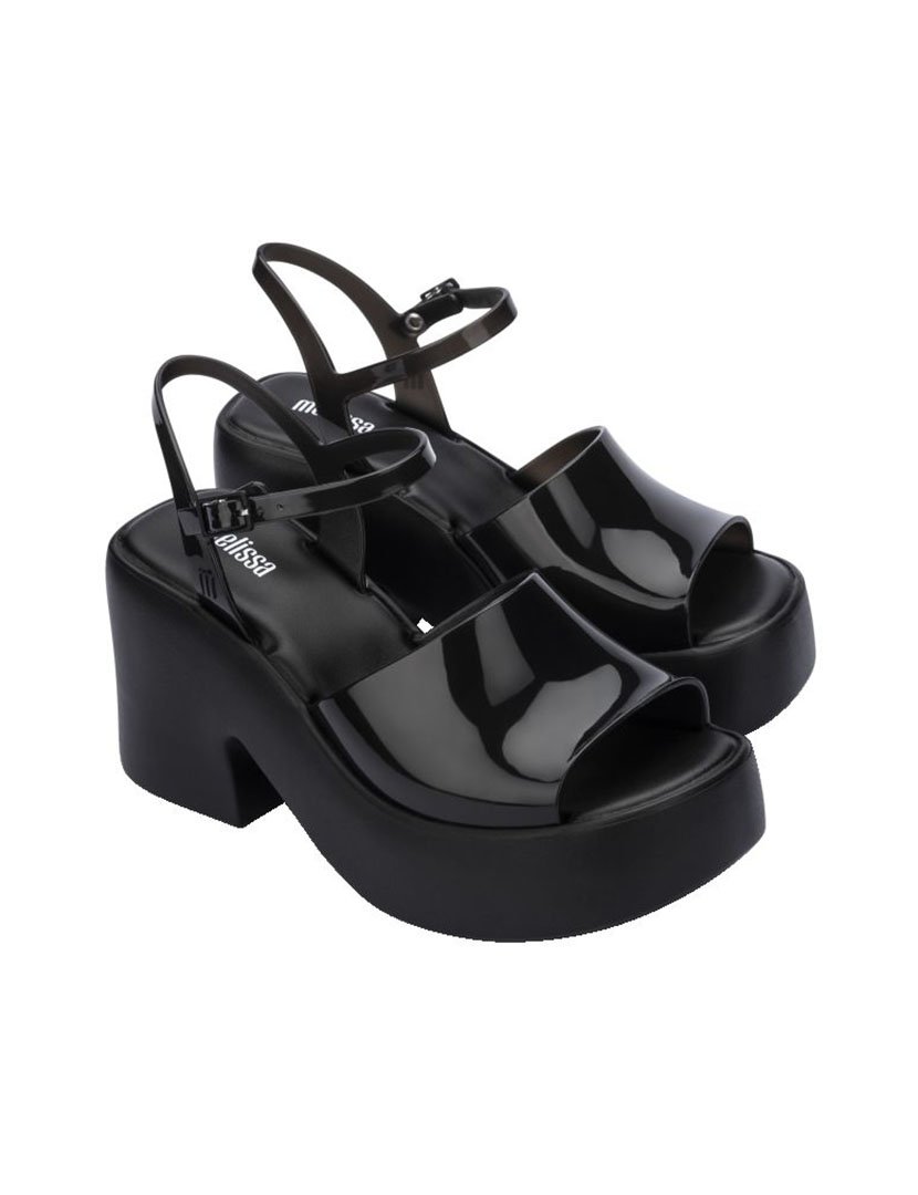 Sandálias plataforma Lina Preto