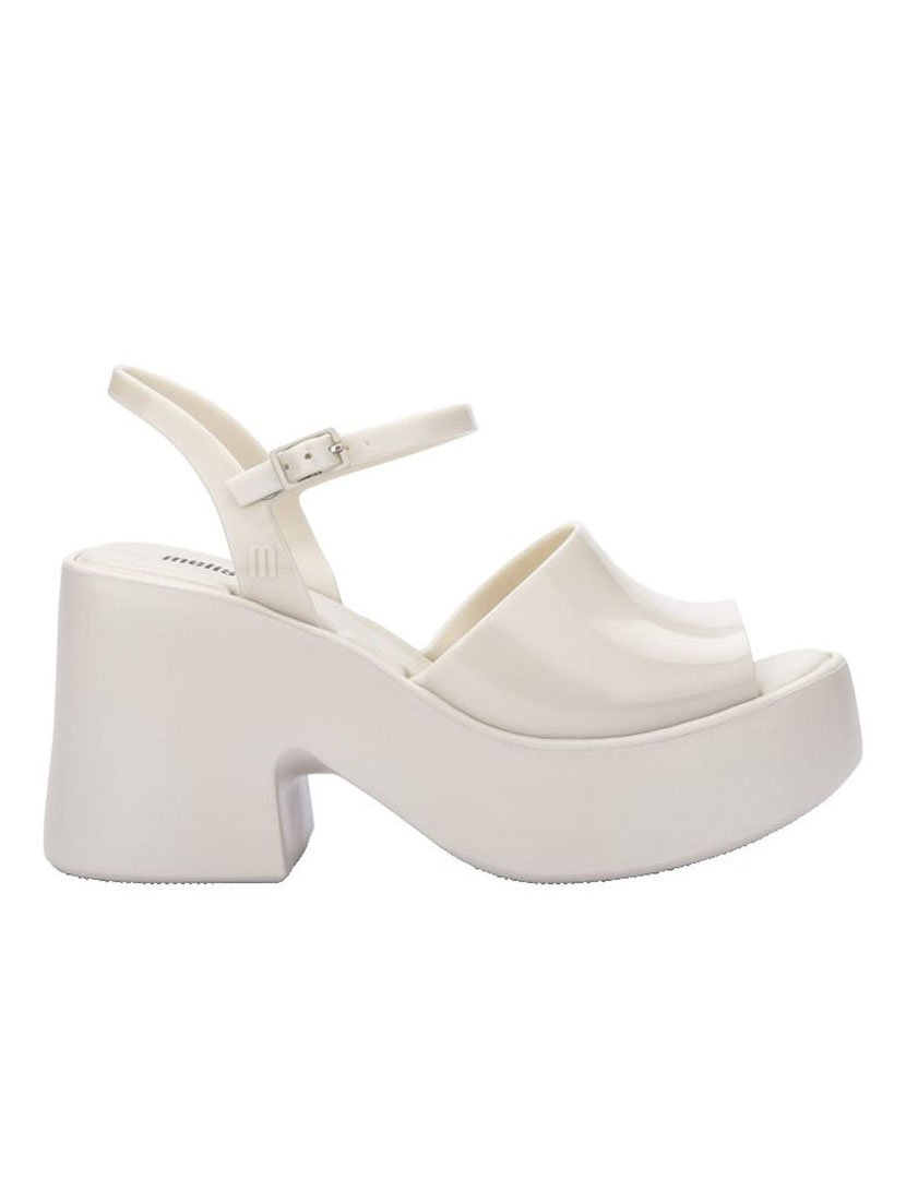 Sandálias plataforma Lina Bege