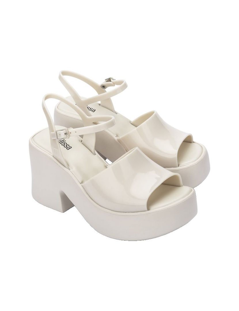 Sandálias plataforma Lina Bege