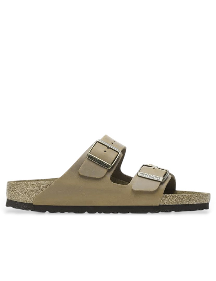 Sandálias Arizona Natural Oiled Castanho Estreito