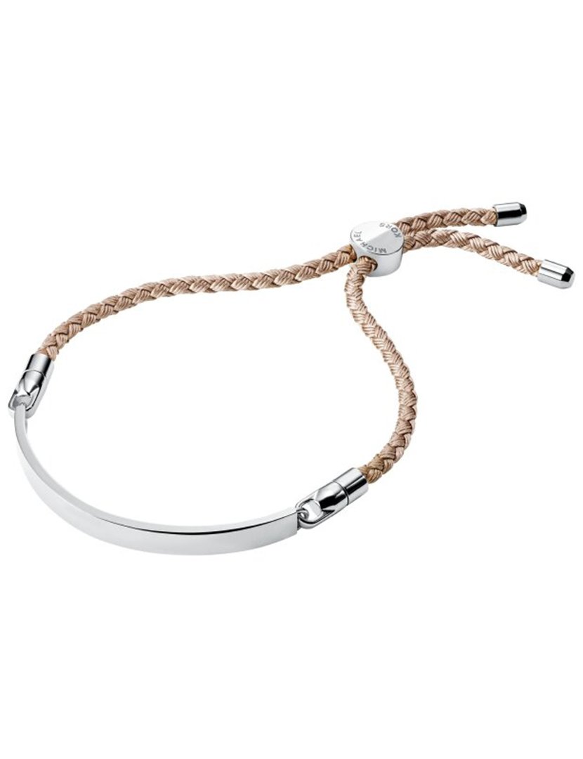 Pulseira de Prata e Cordão Ajustável 