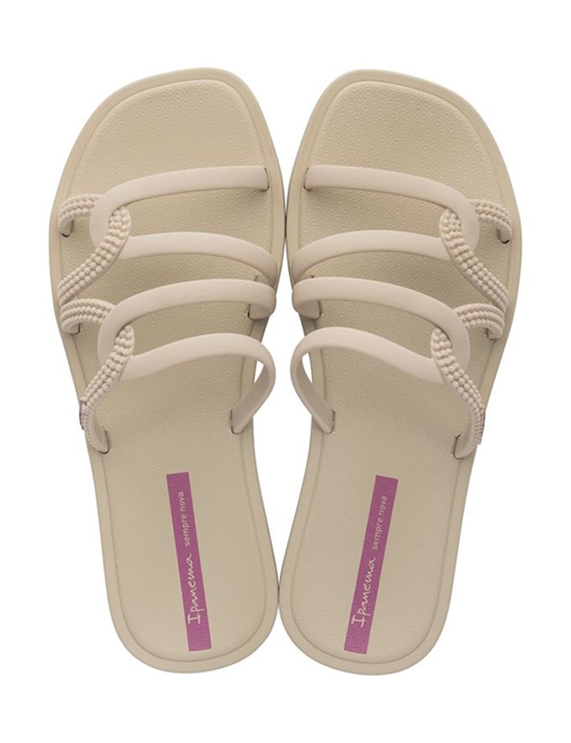 Chinelos Solar Slide Bege