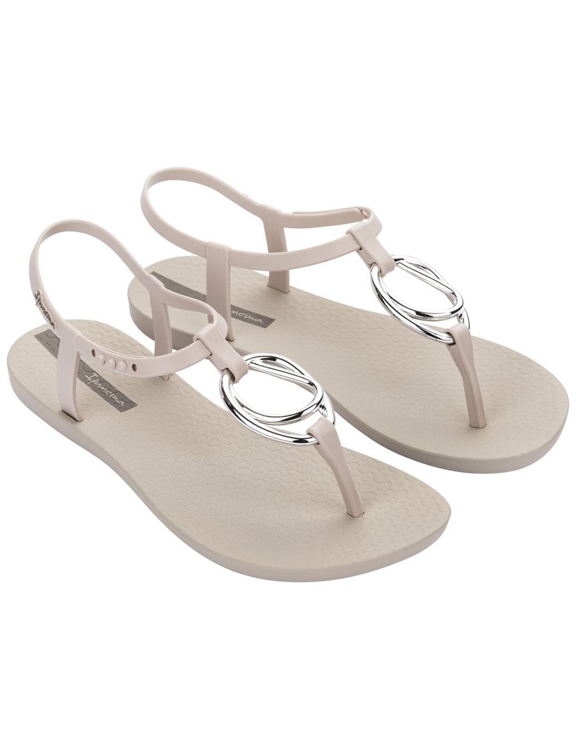 Sandálias Class Charm III Bege