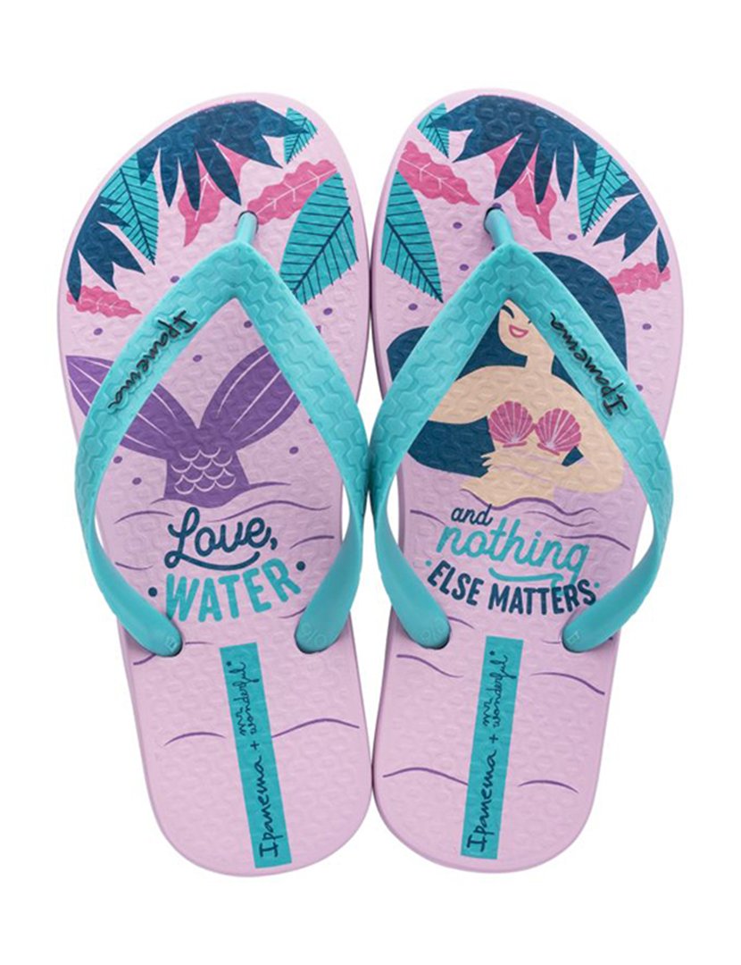 Chinelos Mr. Wonderful III Kids Azul/Rosa