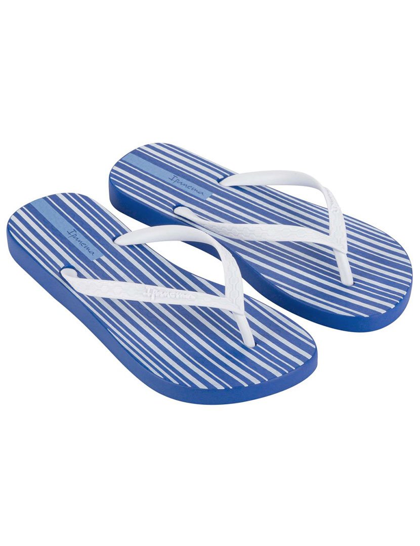 Chinelos Classica Happy XI Azul/Branco