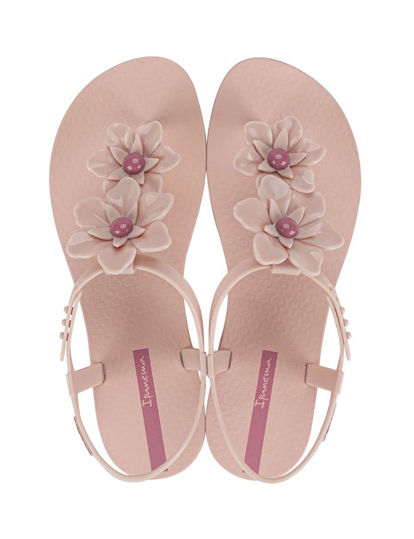 Sandálias Duo Flowers Rosa
