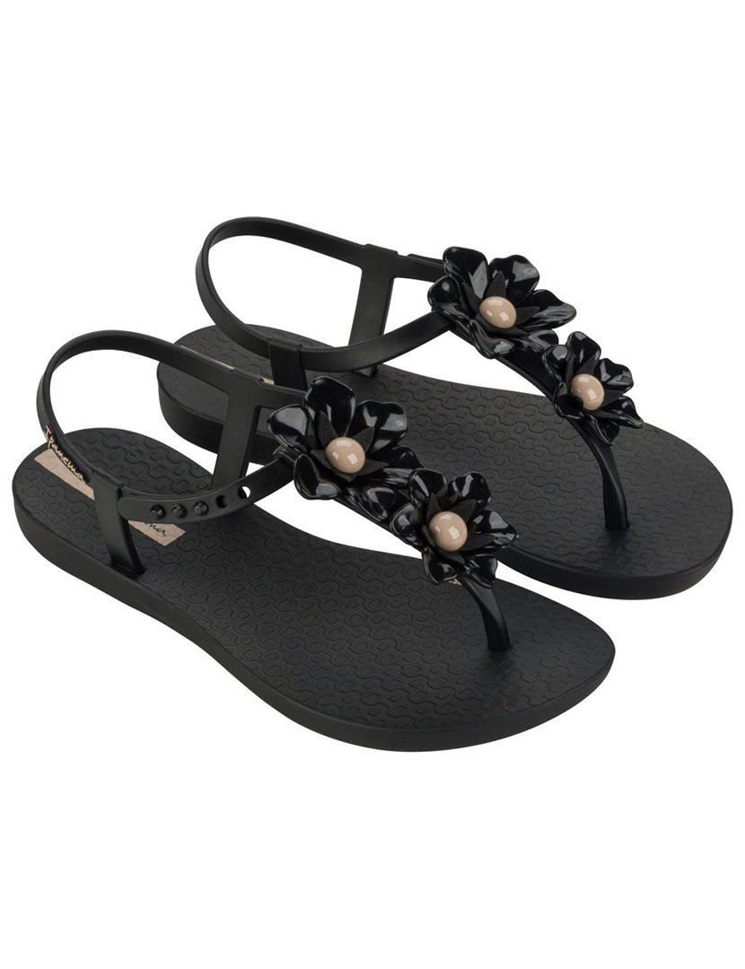 Sandálias Class Flower Kids Preto