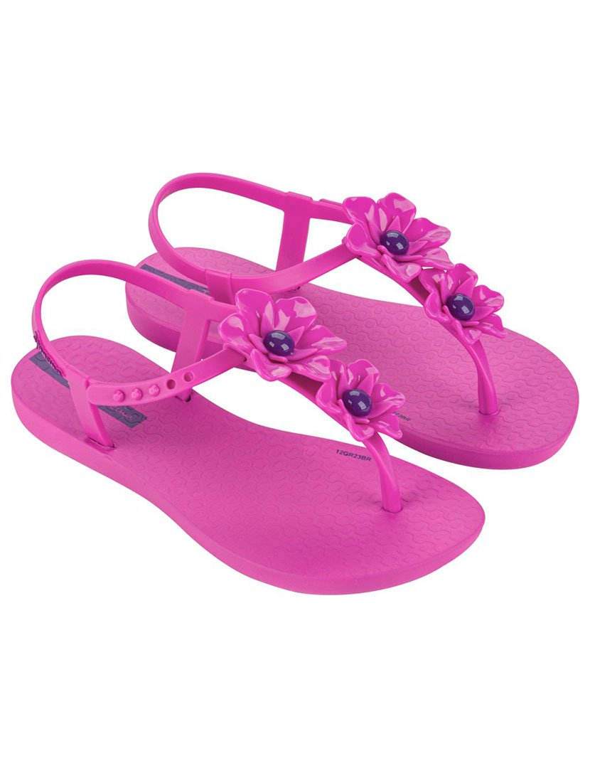 Sandálias Class Flower Kids Rosa
