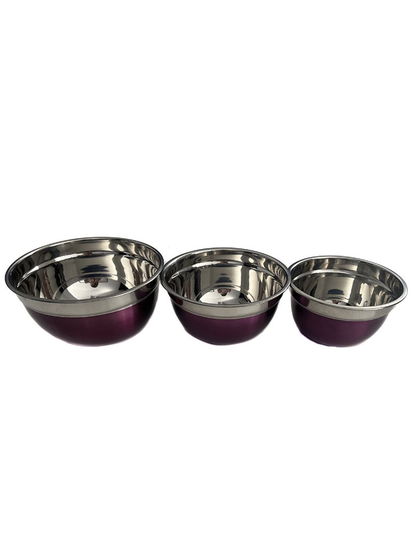 Conjunto de taças em Inox Purpura