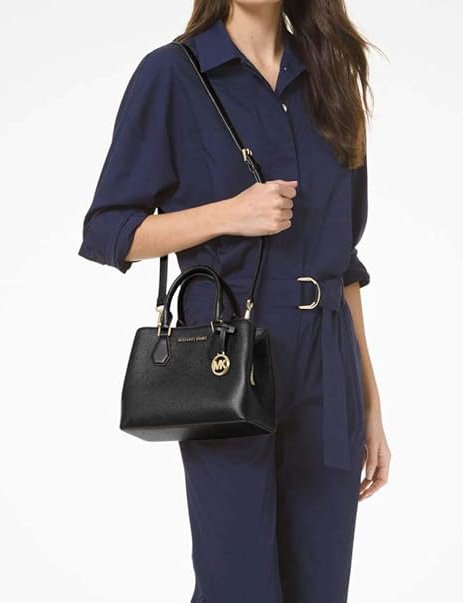 Camille Small Logo Leather Satchel