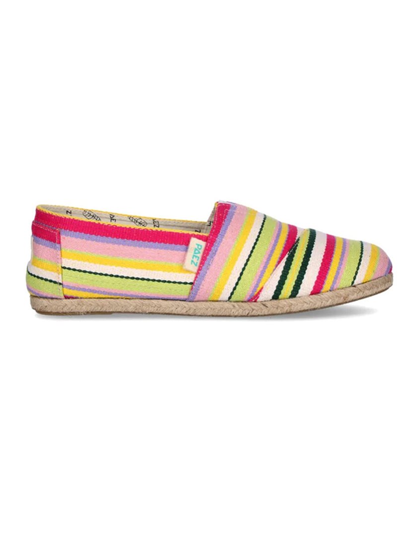 Alpercatas Print Yellow Strips Multicolor
