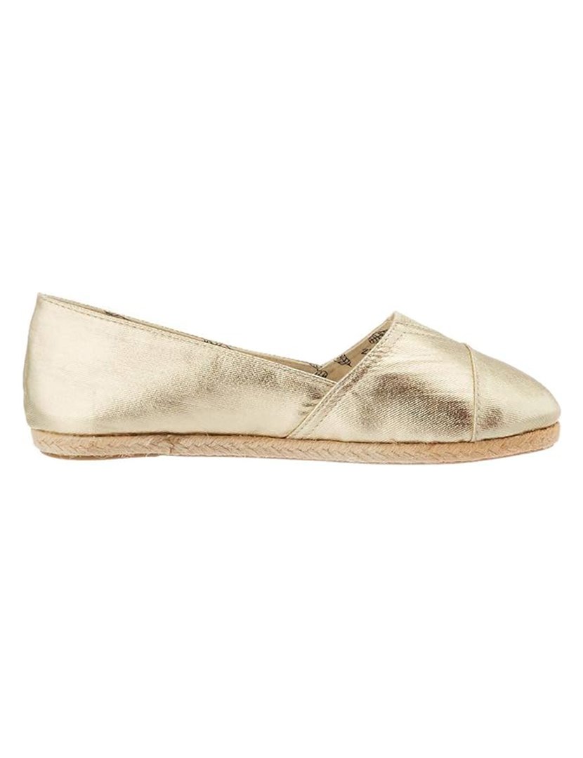 Raw Ballet Metallic Canvas Gold
