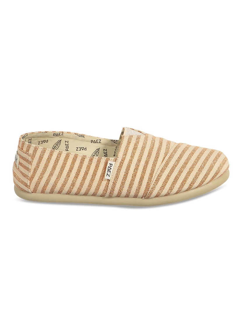 Surfy Lurex Copper Espadrilles