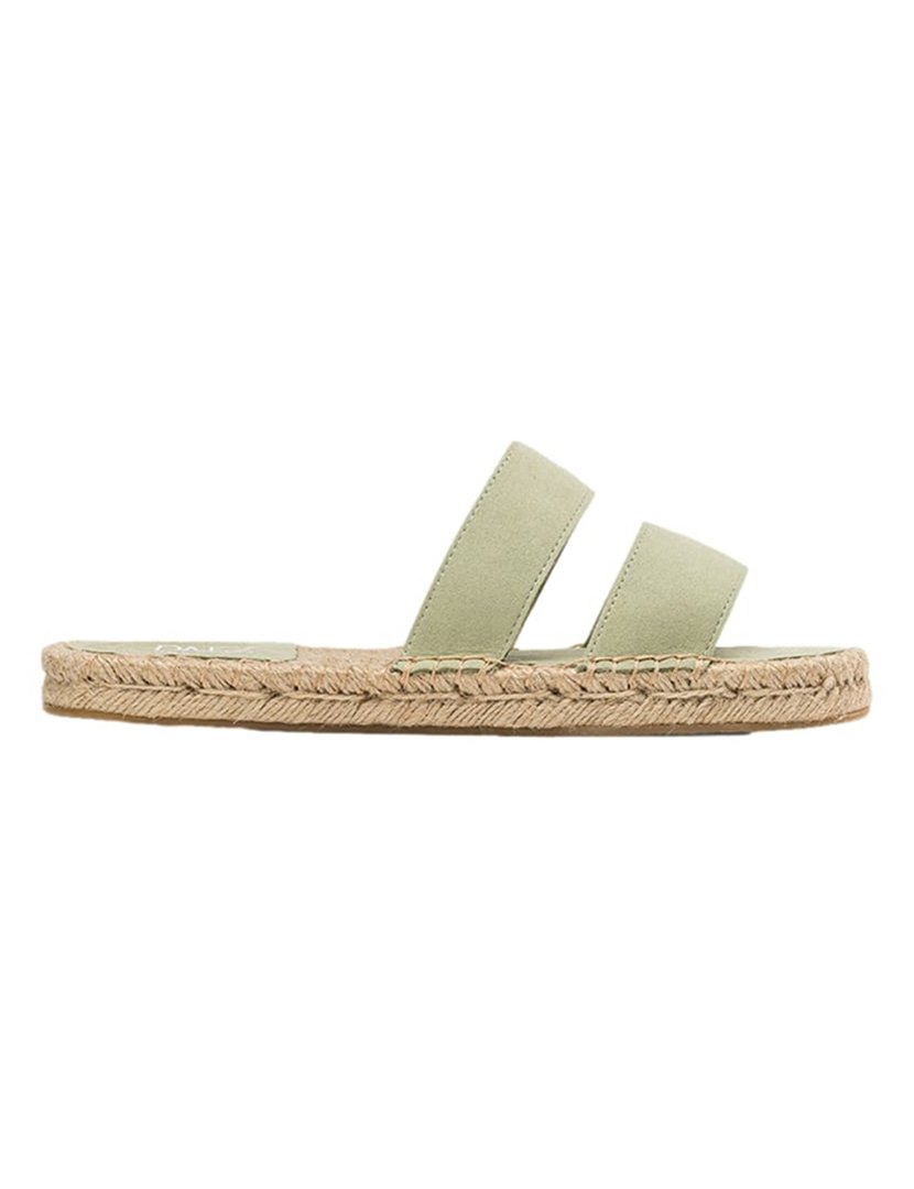 Sandálias Straps Vegan Suede Sage