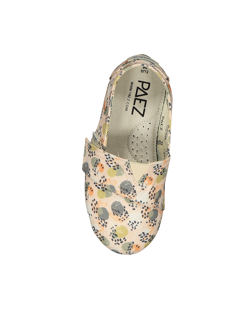 Alpercatas Print Flowers Nude Kids
