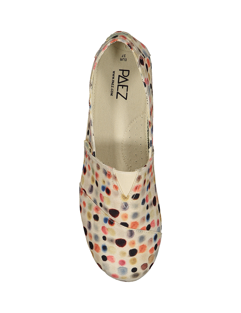 Alpercatas Print Watercolours Dots