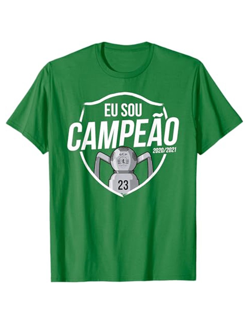 T-Shirt "Eu sou Campeão" SCP 2020/21 Kids Verde