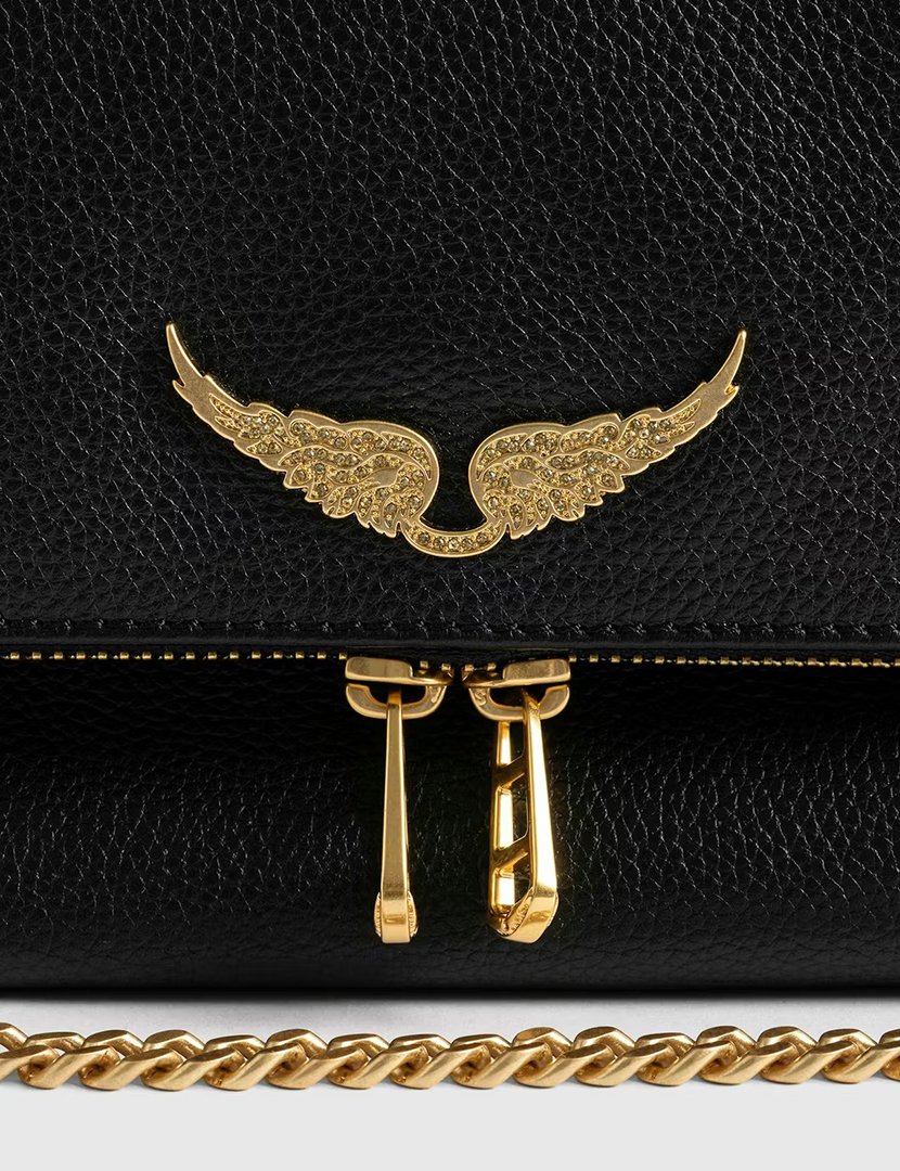 Rocky II Grained Leather Black