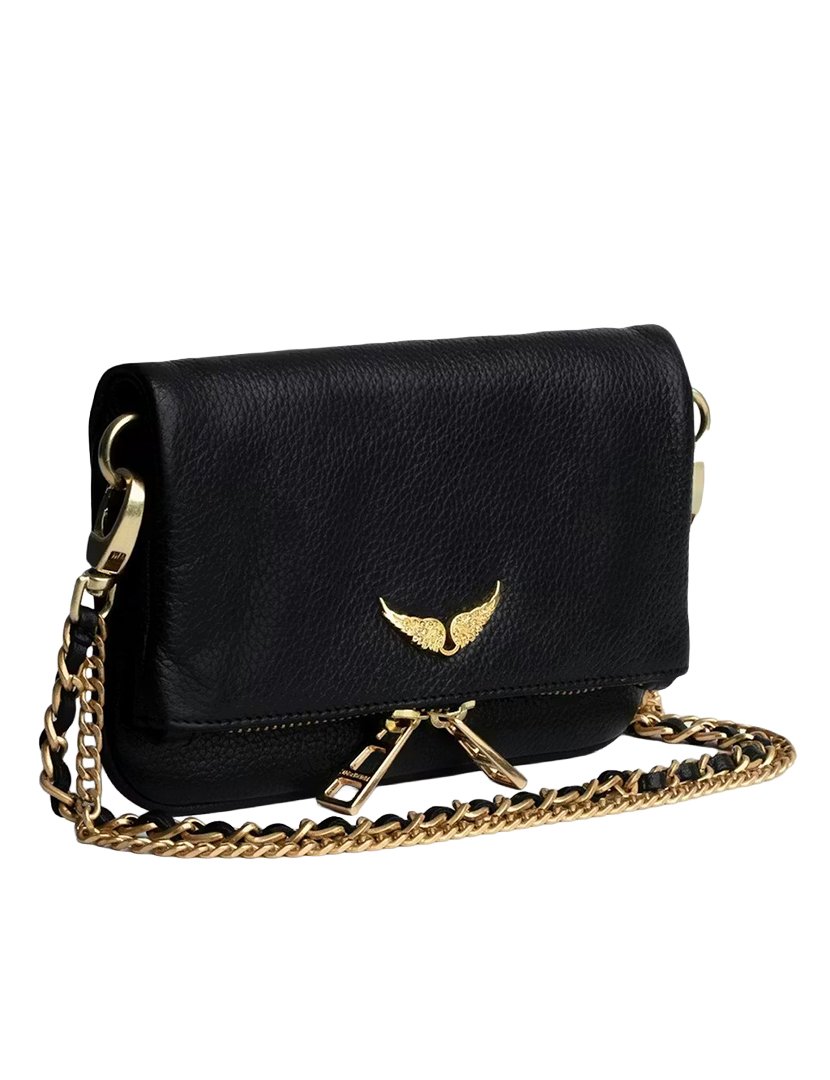 Rock Nano Grained Leather Black