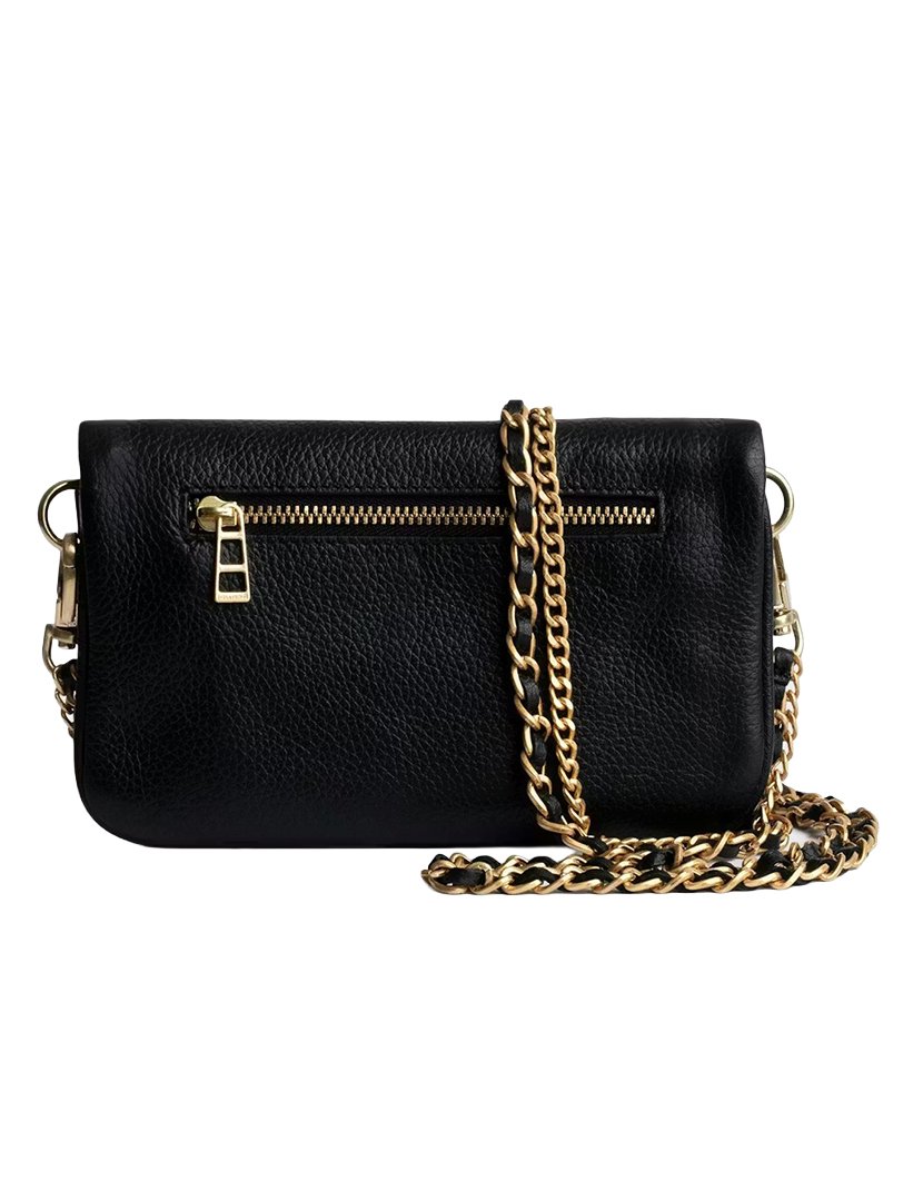 Rock Nano Grained Leather Black