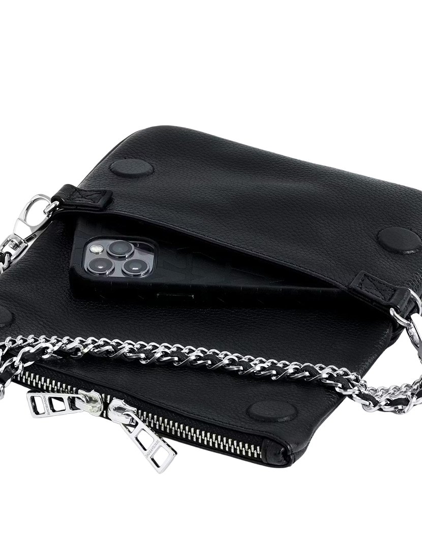 Rock Nano Grained Leather Black
