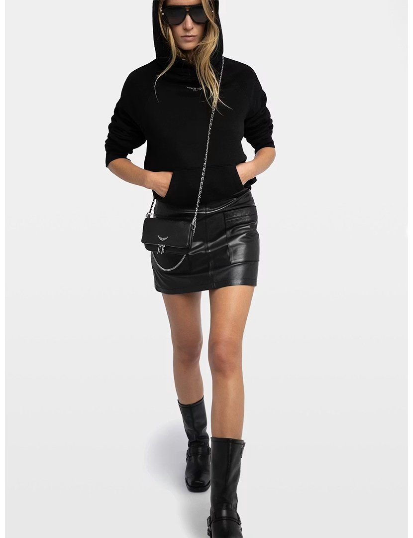 Rock Nano Grained Leather Black