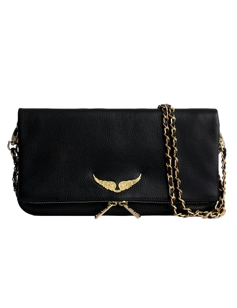 Rock Grained Leather Black