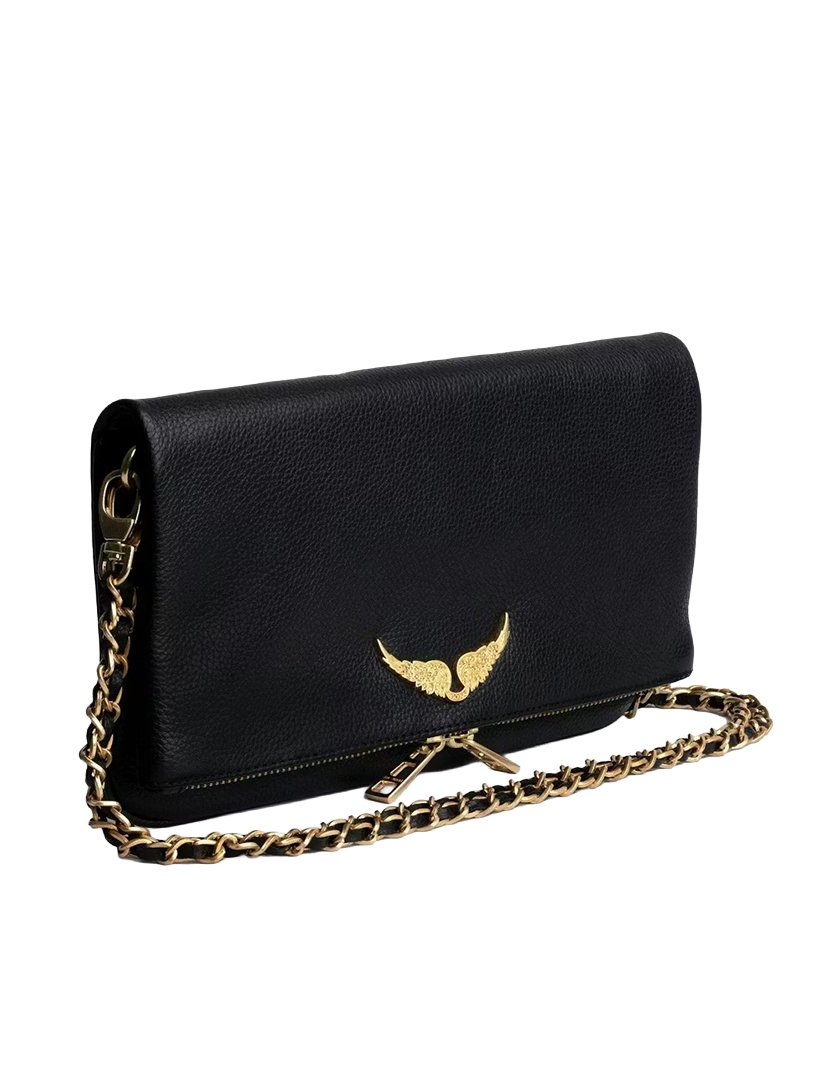 Rock Grained Leather Black