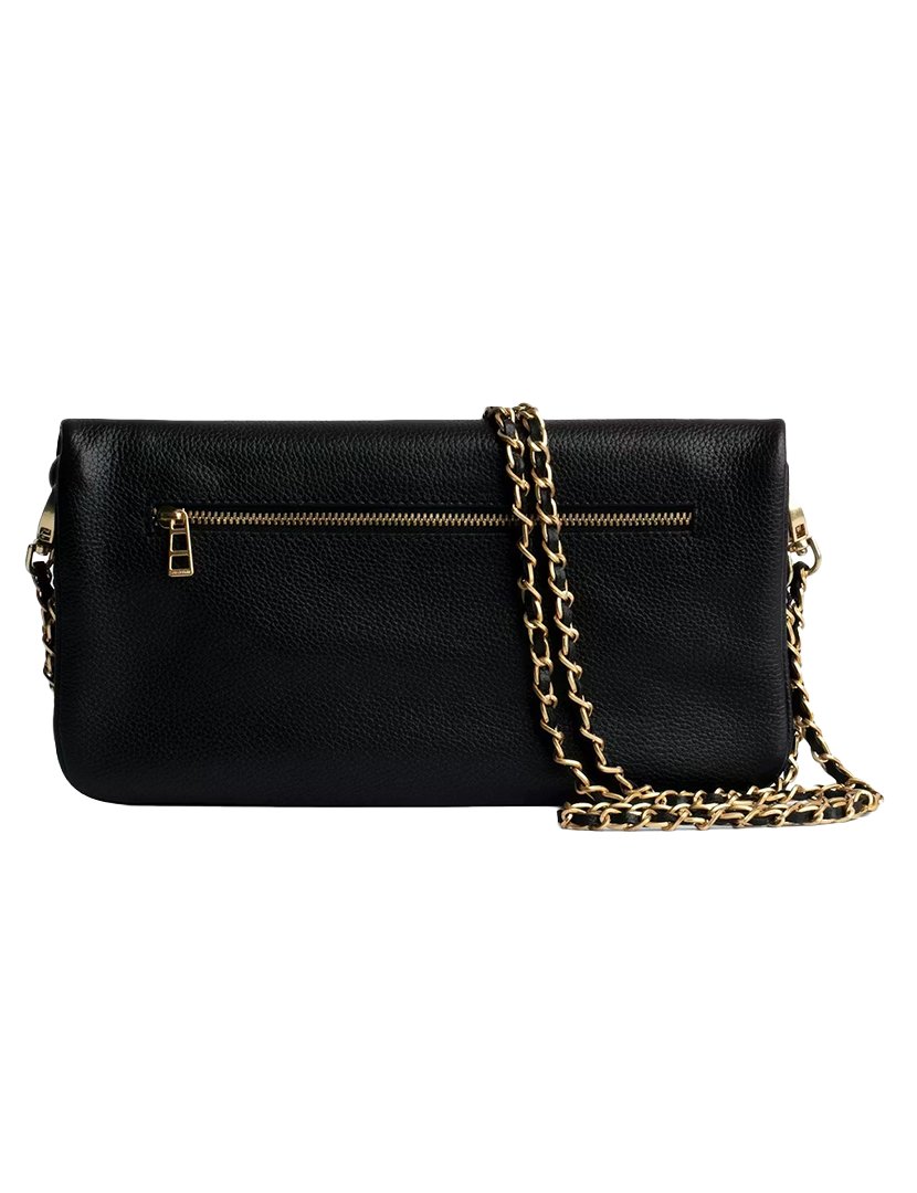 Rock Grained Leather Black