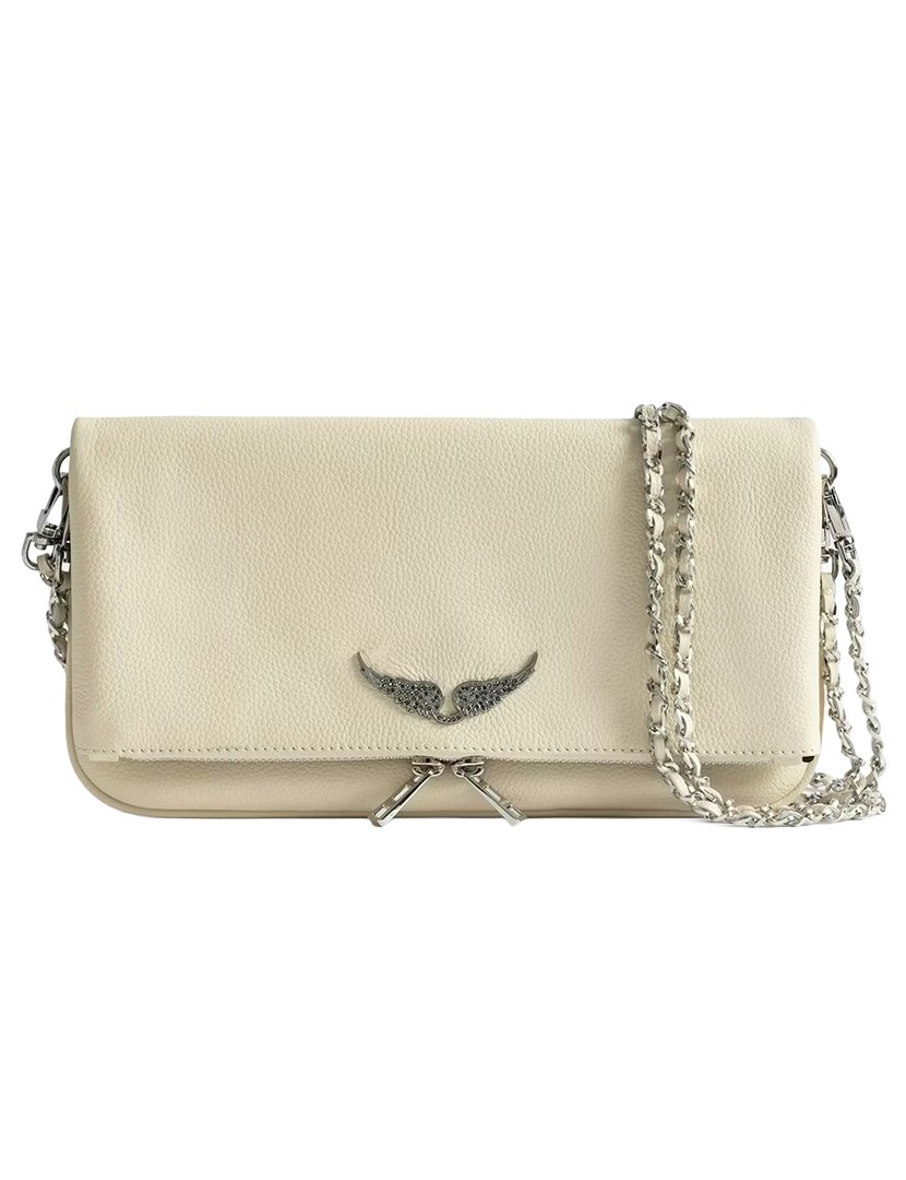 Rock Grained Leather White