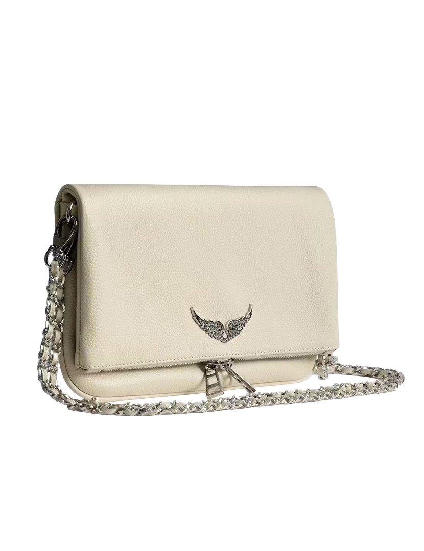 Rock Grained Leather White
