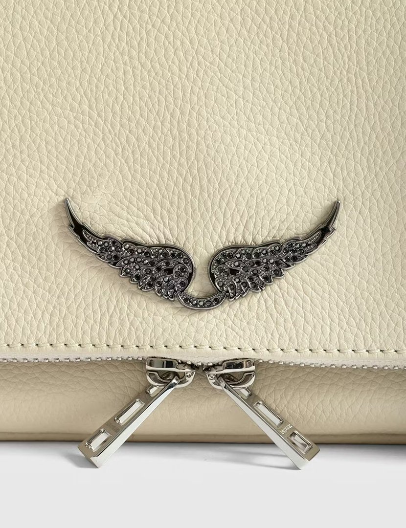 Rock Grained Leather White