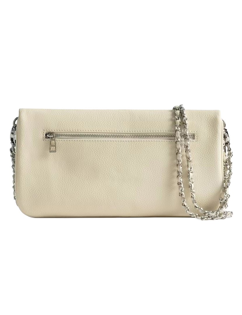 Rock Grained Leather White