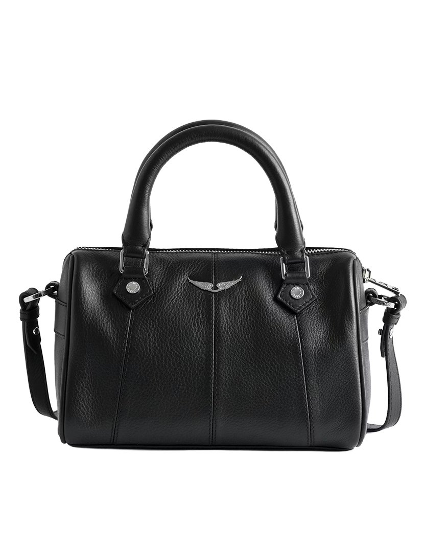Sunny Small Vibe Grained Leather Black
