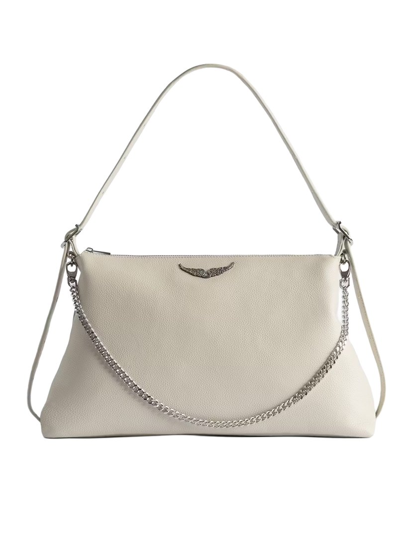 Jim Grained Leather White