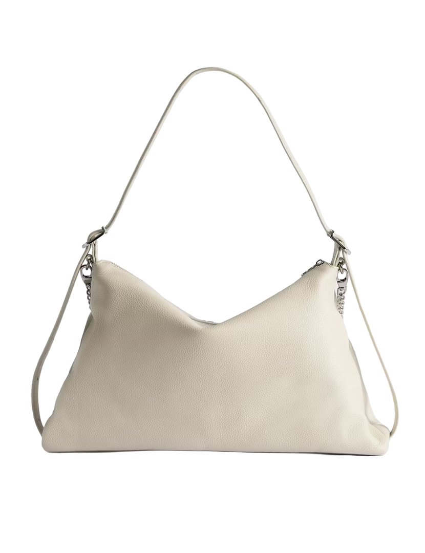 Jim Grained Leather White