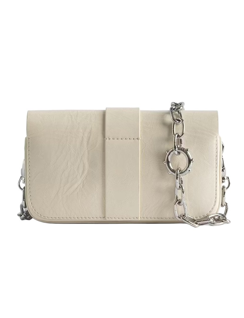 Kate Wallet Vintage Patent White