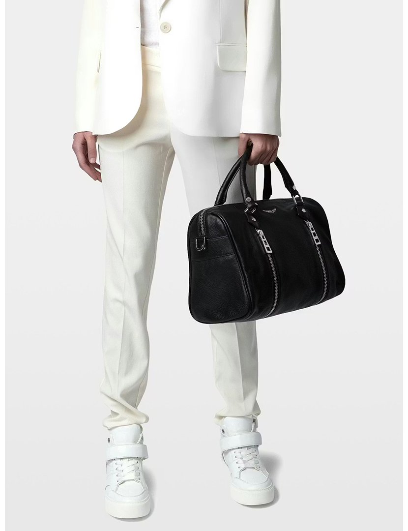 Sunny Medium Grained Leather Black