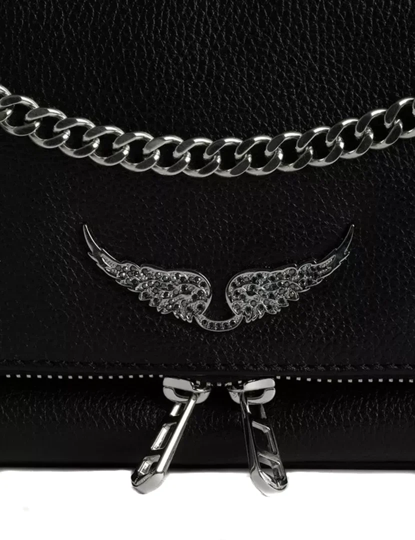 Rock II Grained Leather Black