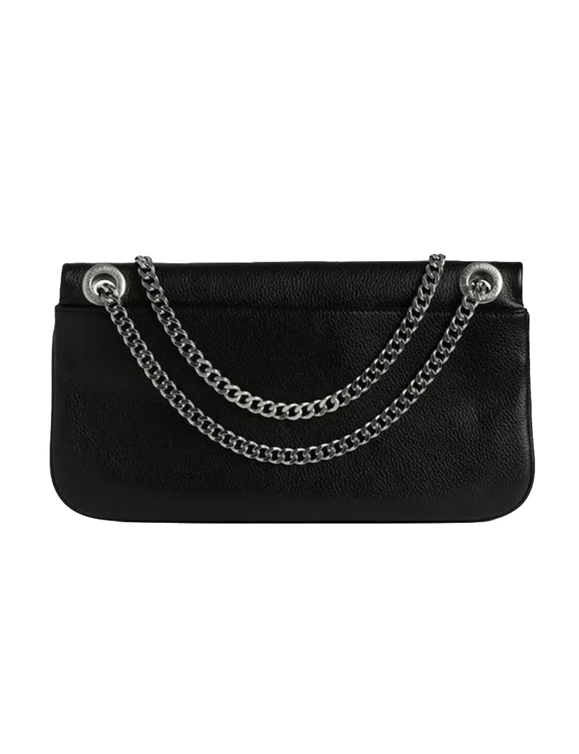Rock II Grained Leather Black