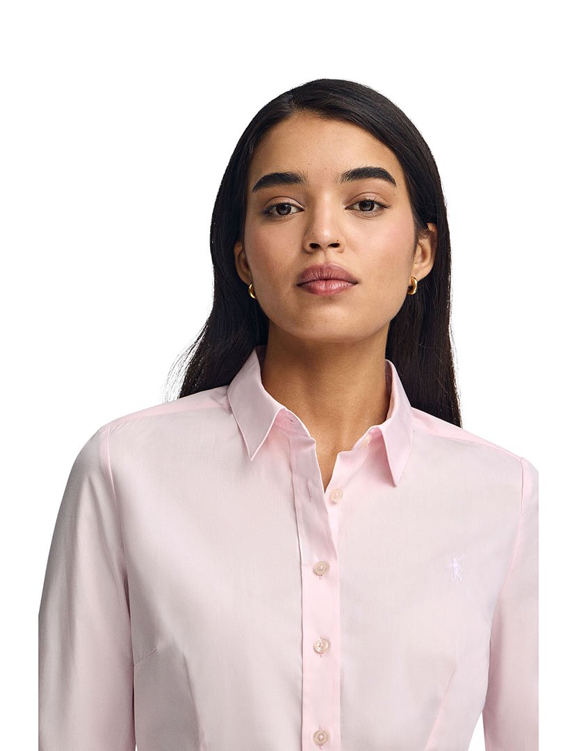 Camisa Manga Comprida Rigby Go Poplin Rosa