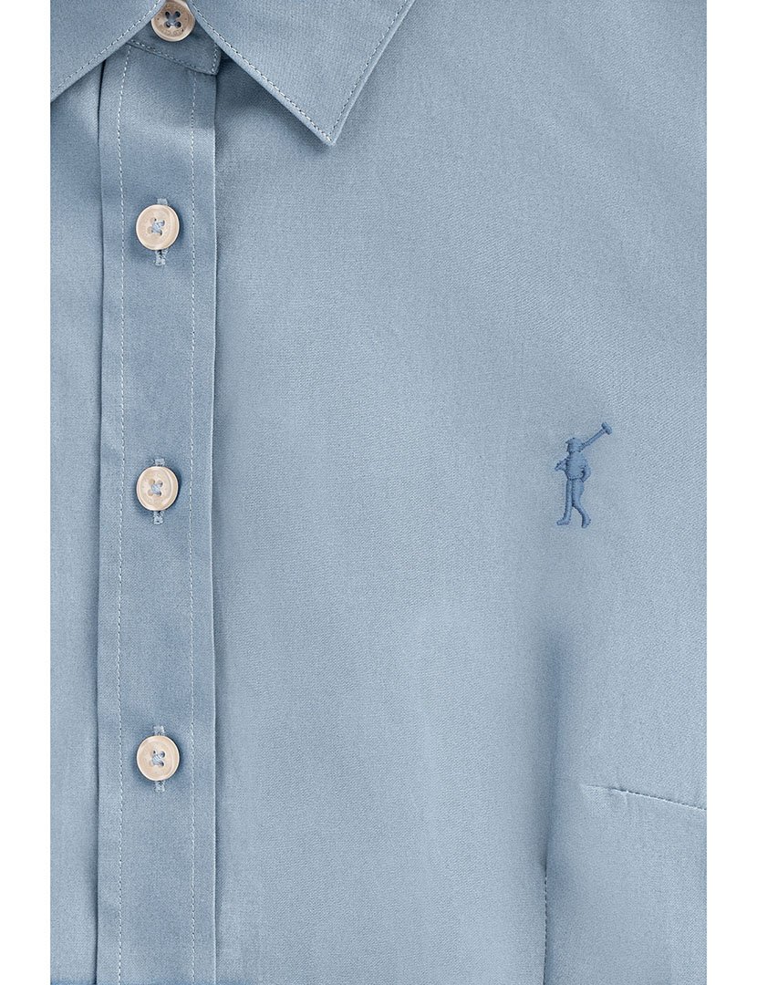 Camisa manga comprida Azul