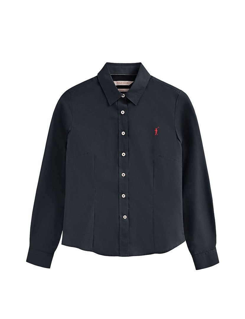 Camisa manga comprida Azul
