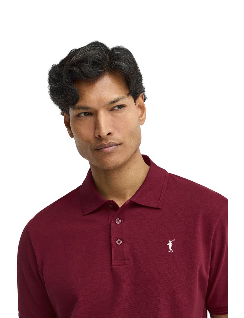 Pólo Regular Fit Bordô