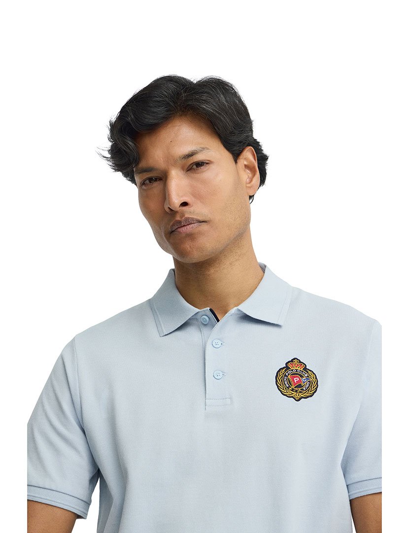 Pólo Regular Fit Azul Claro