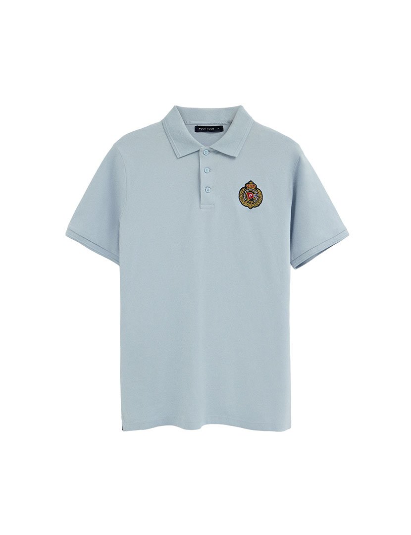 Pólo Regular Fit Azul Claro